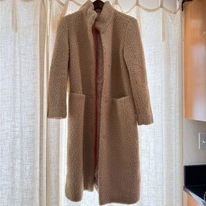 & Other Stories Tan Teddy Coat